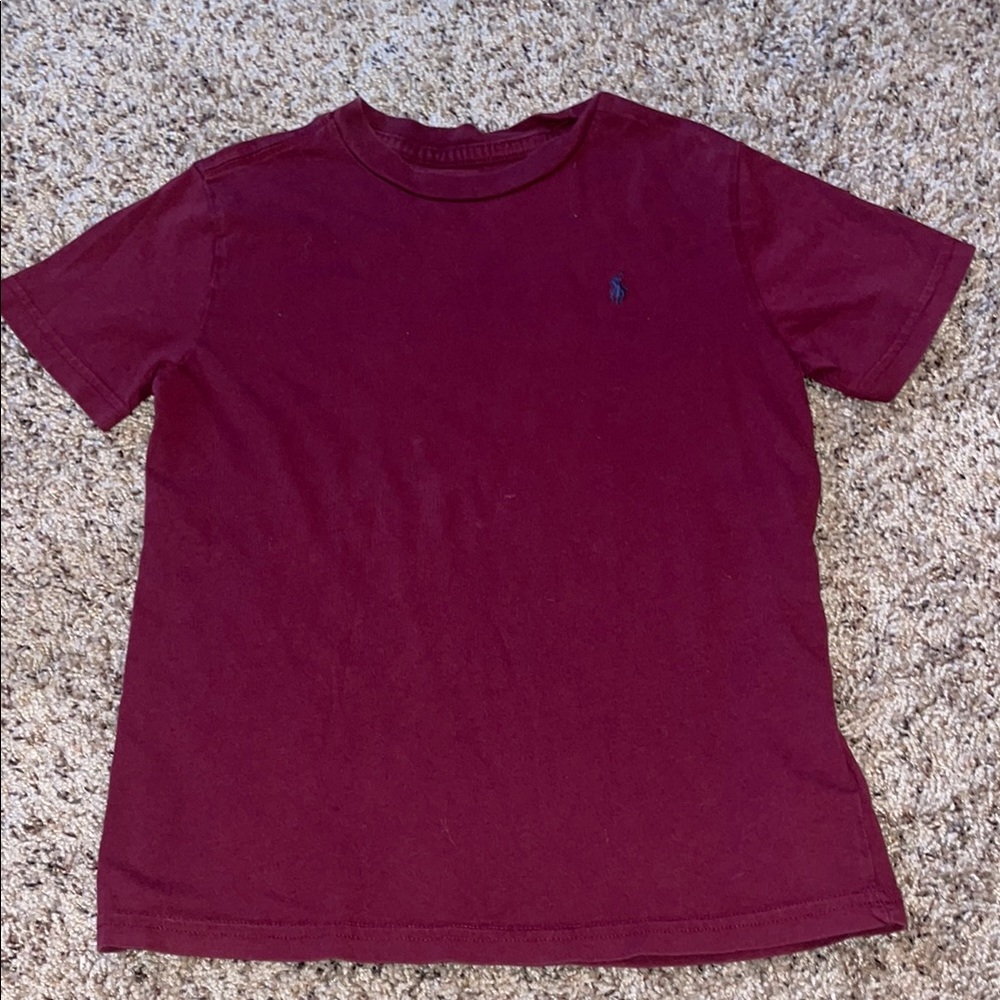 Burgundy T-Shirt with Logo